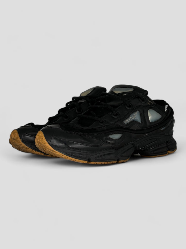 vintage raf simons x adidas ozweego herren schuh schwarz, second hand shoe black men