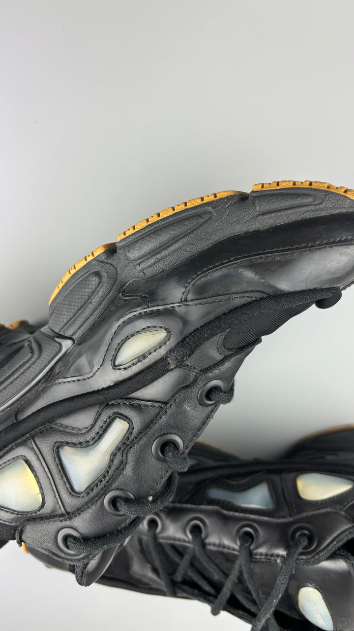 vintage raf simons x adidas ozweego herren schuh schwarz, second hand shoe black men